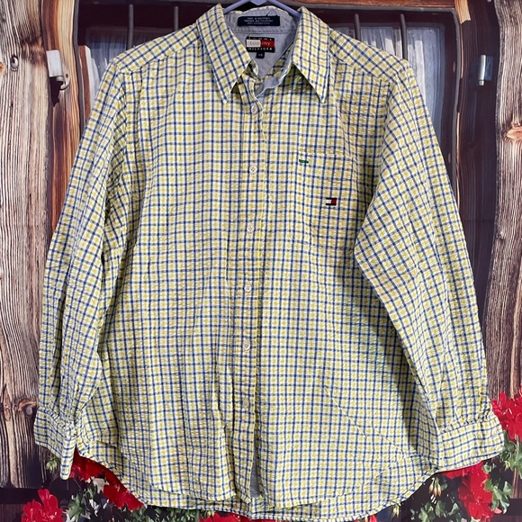Tommy Hilfiger Button Down Plaid Shirt - Picture 1 of 6